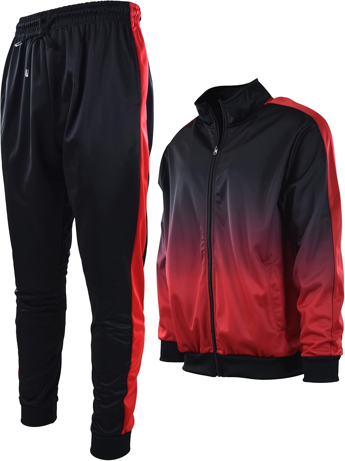 Mens Athletic 2 Piece Tracksuit Set at  Men’s Clothing store
