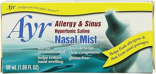 Miniatura 8 de AYR Allergy  Sinus Hypertonic Saline Nasal Mist Blanco 169 fl oz