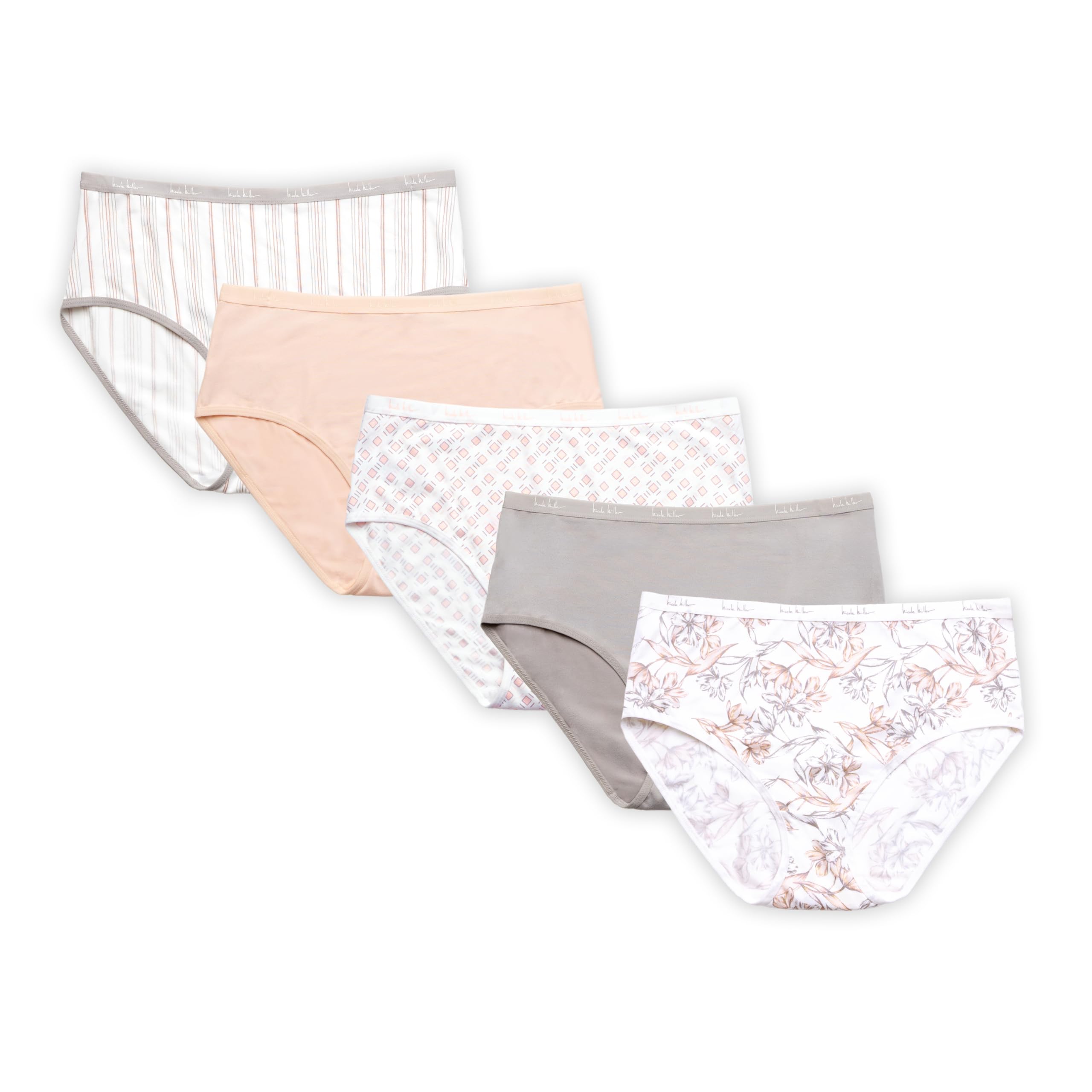 Amazon.com: Nicole Miller Women's Brushed Knit High Waisted Brief
