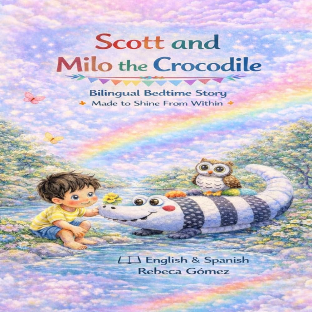 Scott and Milo the Cocodrile / Scott y Milo el Cocodrilo: A Bilingual Bedtime Story About Confidence, Kindness, and Being Yourself