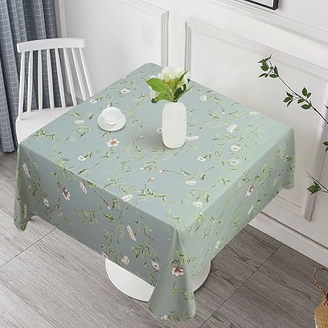 Vonabem 100% Waterproof 54 x 54 Square Table Cloth