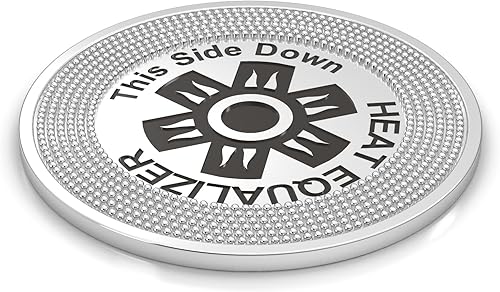 Miniatura 4 de -Difusor de calor de alto pulido de grado comercial de 12 pulgadas para estufas de gas y eléctricas, aluminio resistente y aleación de cobre, 0.551