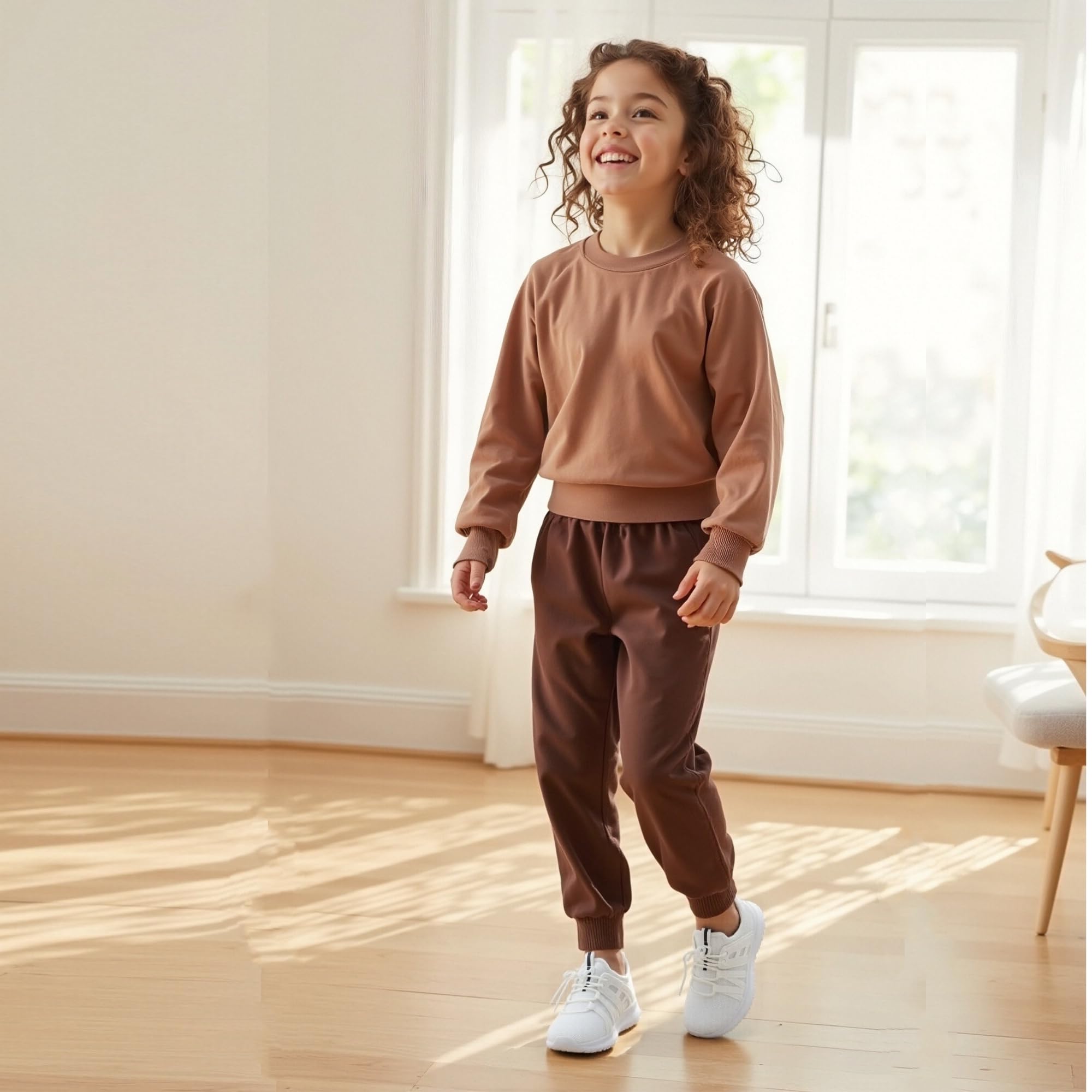 TOTOMONA Kids Running Shoes Slip on Sneakers for Girls Boys Adjustable Outdoor Toddler Walking Shoes Lightweight White Size Toddler 6