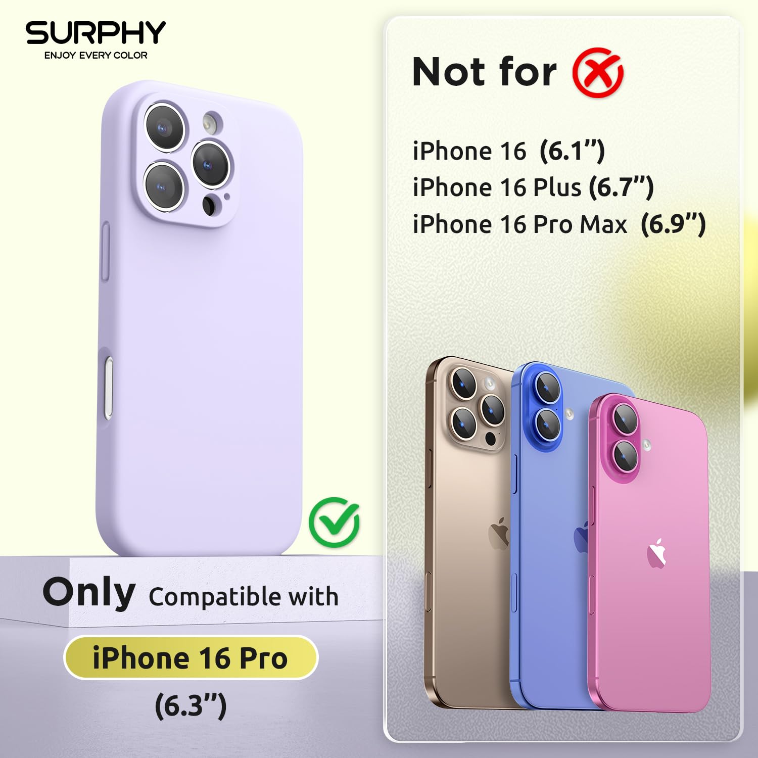 SURPHY Magnetic Design for iPhone 16 Pro Case - Image 2