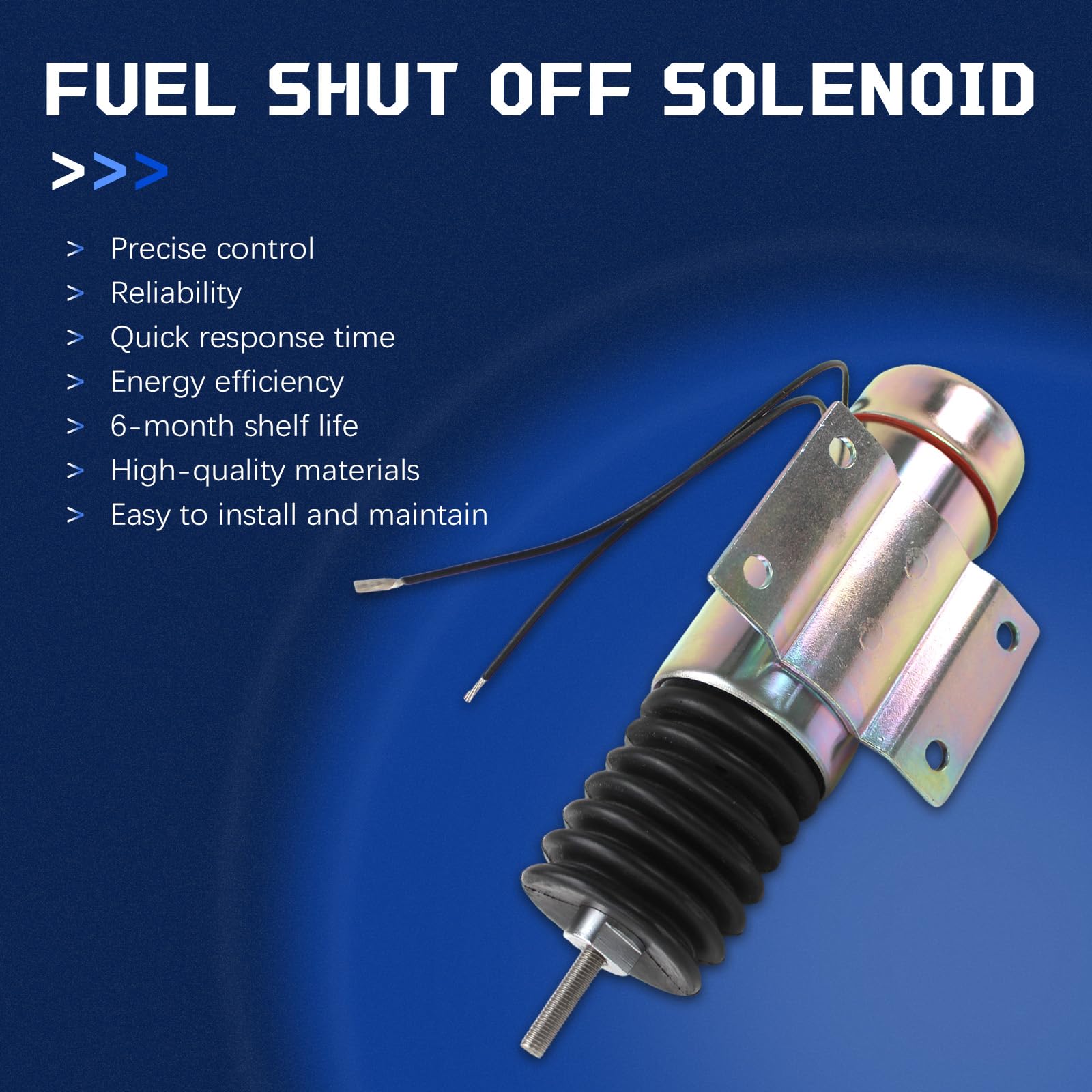 D513-A32V12 2002-12E2U 2001-24E2U1 D513-B32V24 067599-000 - Solenoide de apagado de combustible de 12 V para válvula solenoide de parada de motor Genie JLG Trombetta