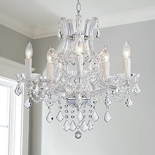 Saint Mossi 5 Light Crystal Maria Theresa Chandelier, Modern K9 Crystal ...