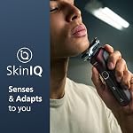 Philips Shaver Series 5000, Wet & Dry Electric Shaver, with SkinIQ Technology, Pop-up Trimmer, Burgundy Red, Model S5881/10