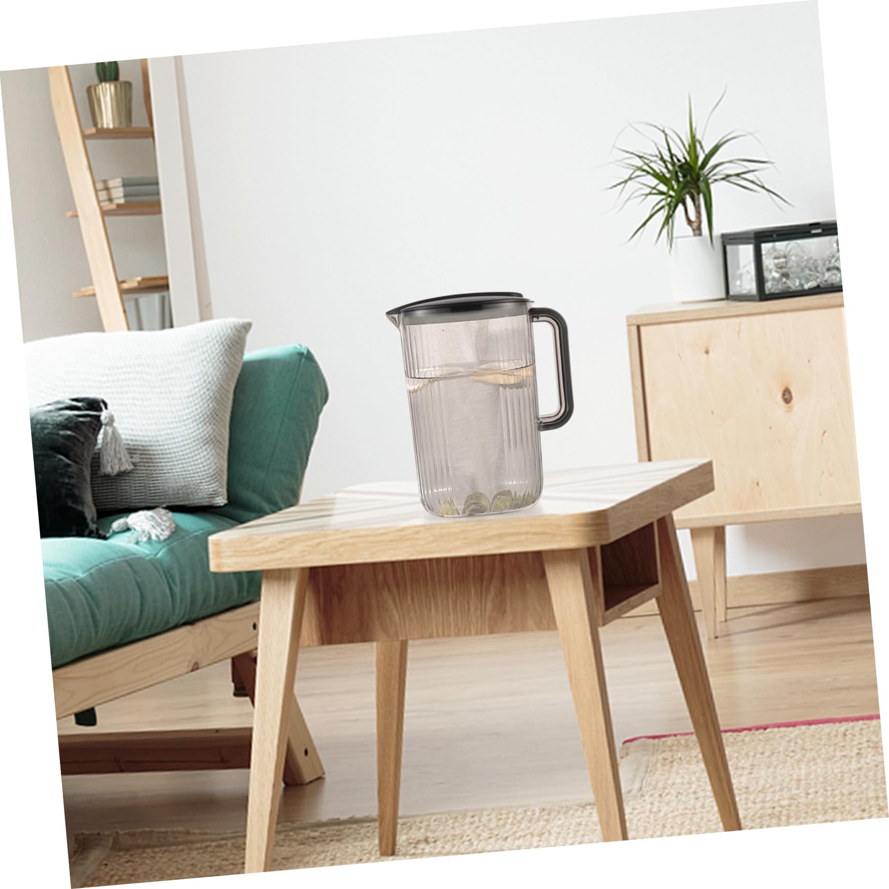 DOITOOL Jarra para Agua Fría de Gran Capacidad con Asa Portátil Recipiente Doméstico para Almacenamiento de Agua Fría para Uso Hogar y Oficina