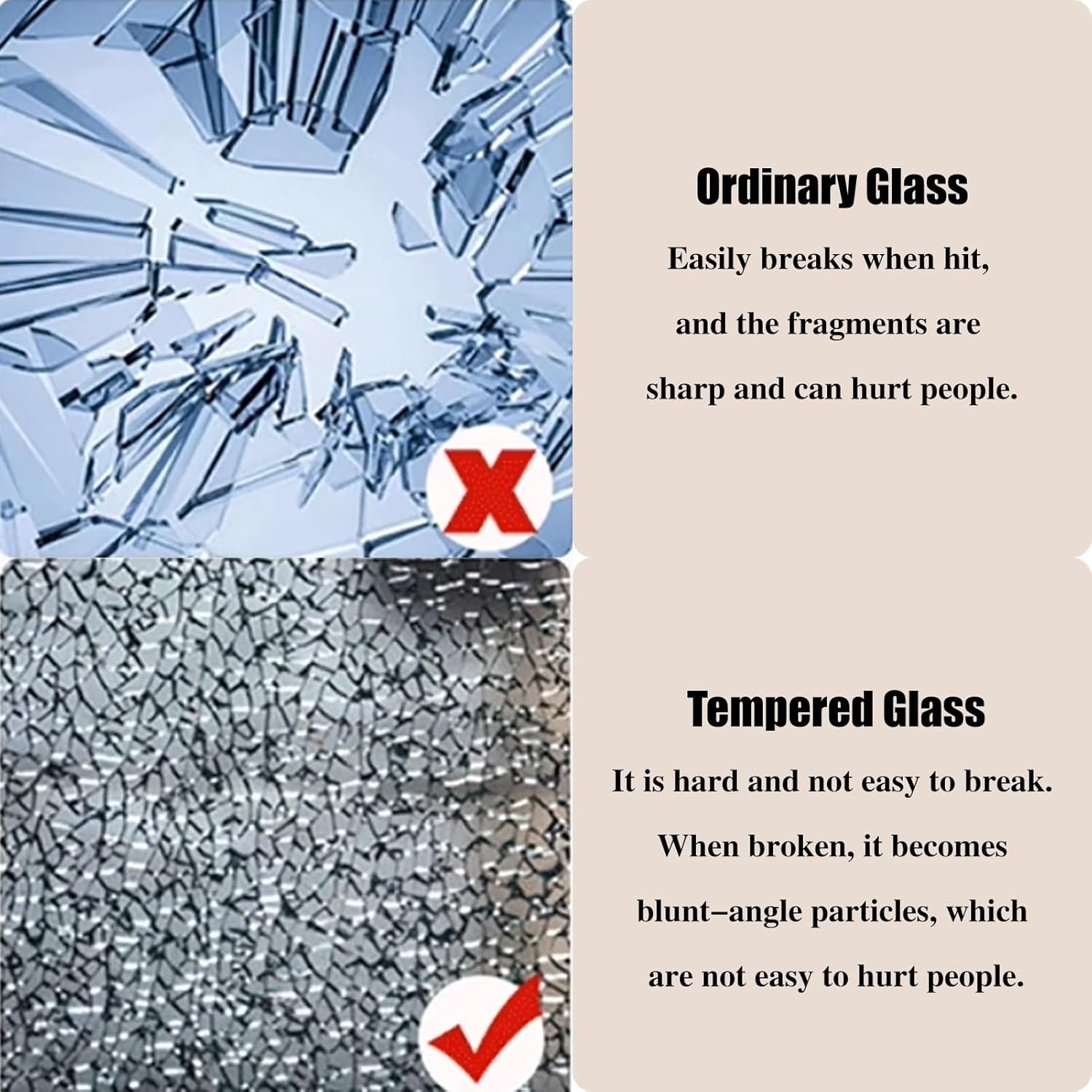 Freestanding 67'' Privacy Glass Screen - Movable Room Divider for Outdoor Patio & Living Room, Stylish Office Partition/Decorative Single Panel (White 60cm)