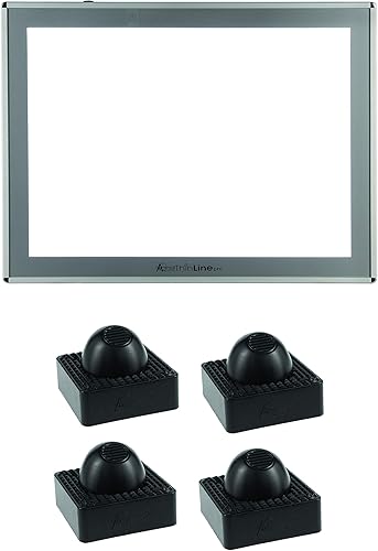 Acurit Caja de luz delgada para artista, dibujo, dibujo, dibujo, dibujo, niveles de brillo LED ajustables