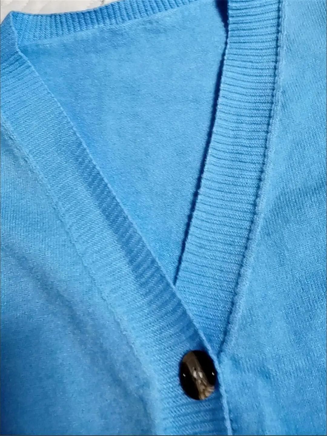 Cárdigan De Punto Sin Mangas para Mujer, Chalecos Informales con Cuello En V, Chalecos Básicos Individuales