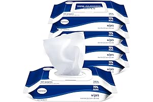 CARESOUR Advanced 75% Ethyl Alcohol Antibacterial Disinfecting Wipes, 4 Packs of 50 (200 Wipes)