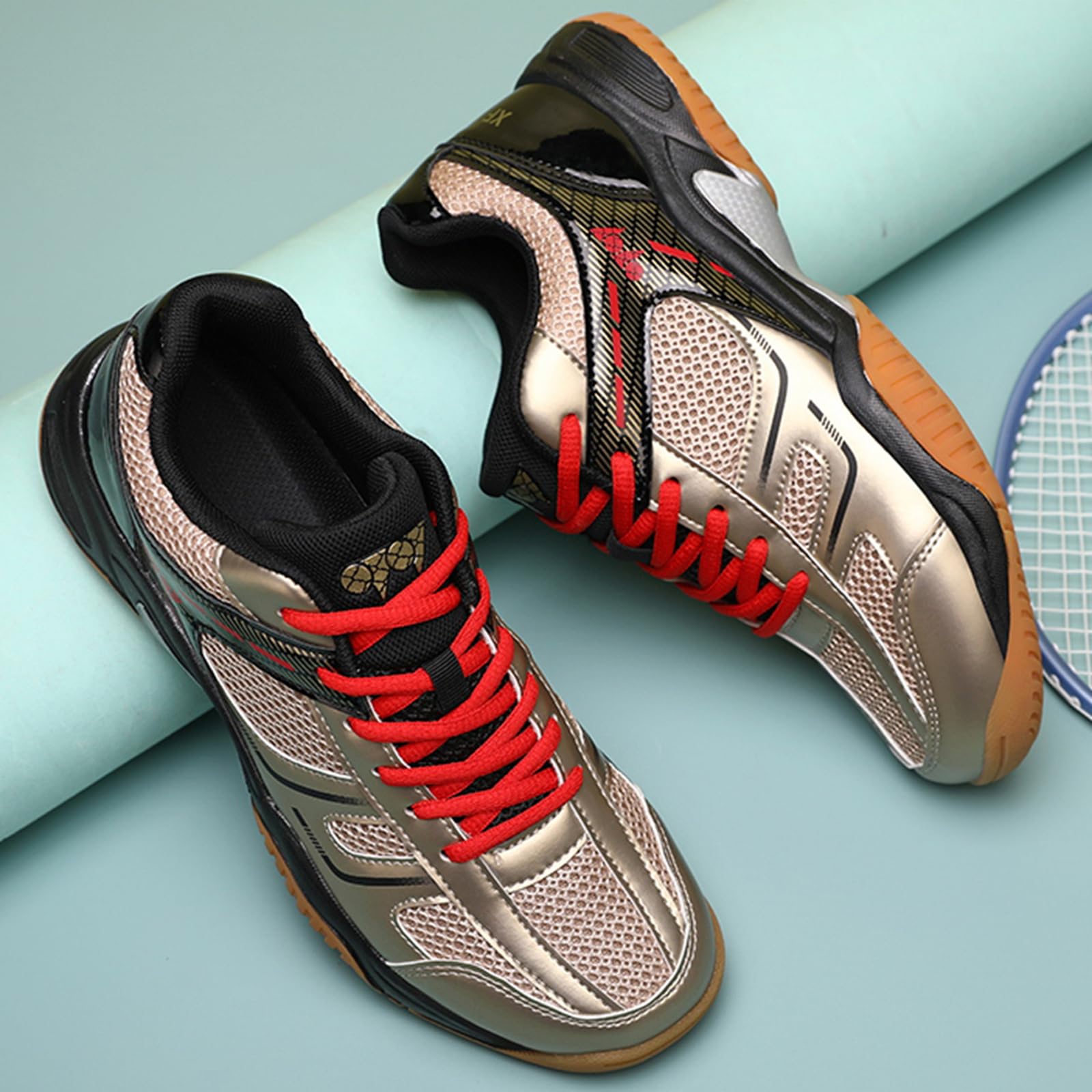 Zapatillas de tenis funcionales, ligeras, transpirables, zapatillas deportivas para mujer y hombre