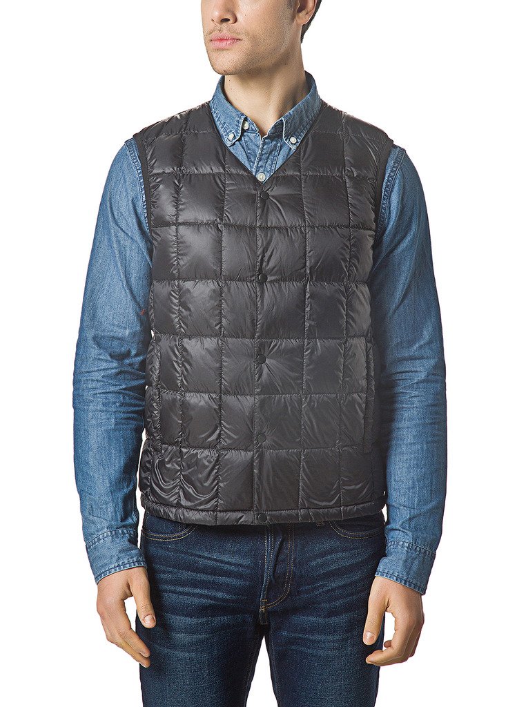 Xposurzone Men Packable Down Quilted Vest Outdoor Puffer Vest