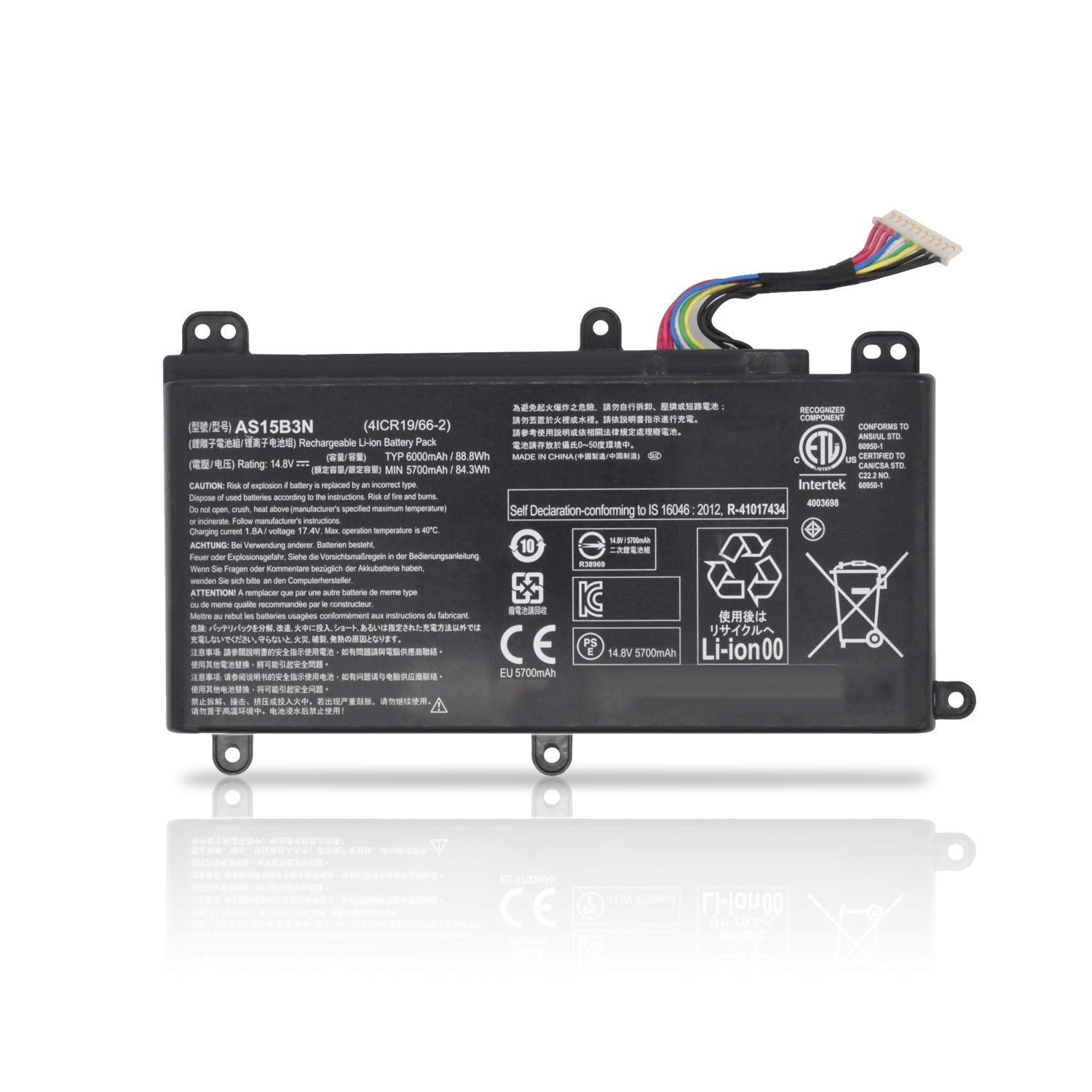 Batterie PC Portable AS15B3N Acer Predator G9-592 G9-792 14.8V