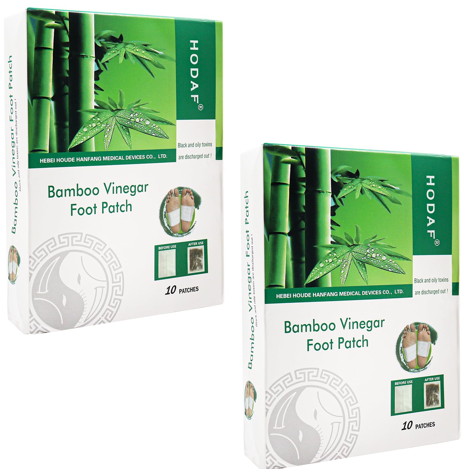 Hodaf Detox Foot Patch, Improve Sleep, Promote Blood Circulation, Pain Relief for Waist, Back, Hand, Foot, Knee & Joint For Men & Women Adhesive Foot And Body Cleansing (20 Patches, Set