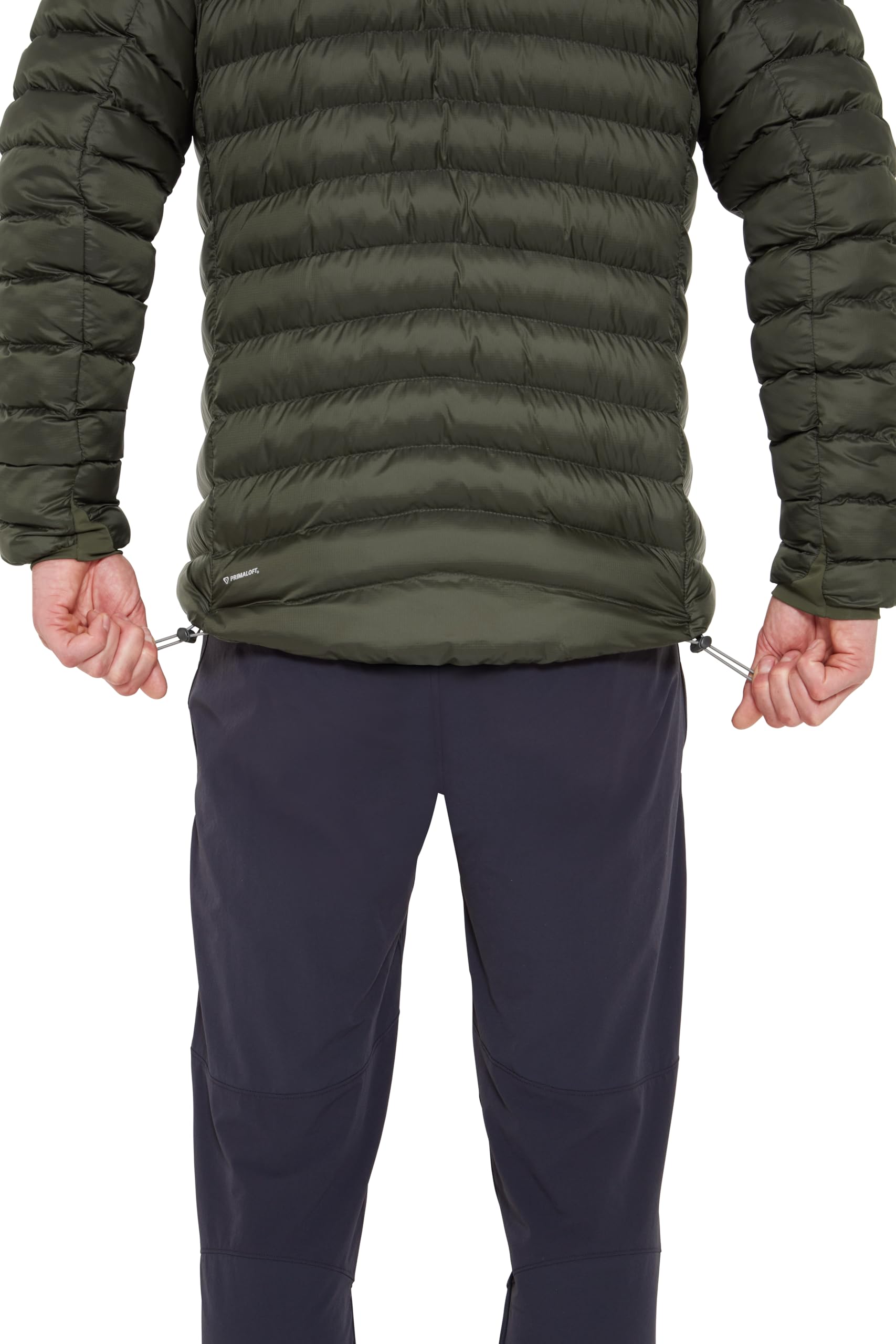 Rab Herren Cirrus Alpine Insulated Jacket, army, S | Leichter PrimaLoft Synthetik-Isolierung, Kapuzenpuffermantel, zum Klettern und Bergsteigen