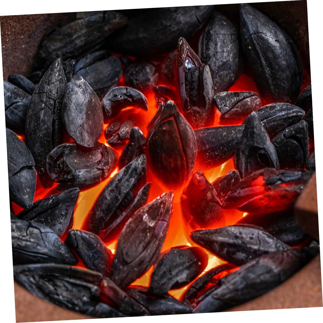 Carbone da Griglia 500g in Legno D'olivo, Sacchetto Nero | 1 Sacchetto, Uso Versatile per Barbecue e Bollitura, Adatto a Diverse Condizioni Climatiche