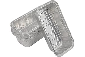 Bulk Pack of 25 Aluminum Foil Loaf Pans for Hassle-Free Baking