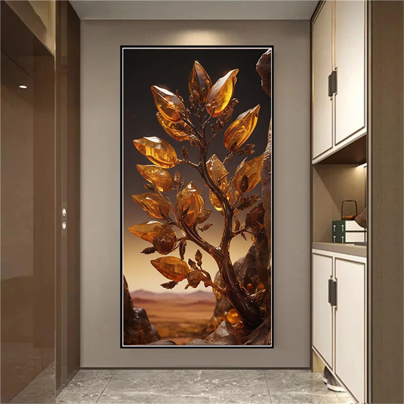 ダイヤモンドアート 壁に飾れるツリー キラキラクリスタルビーズ部分貼り付け Amazon | siawadeky ダイヤモンドアート クリスマスツリー DIY