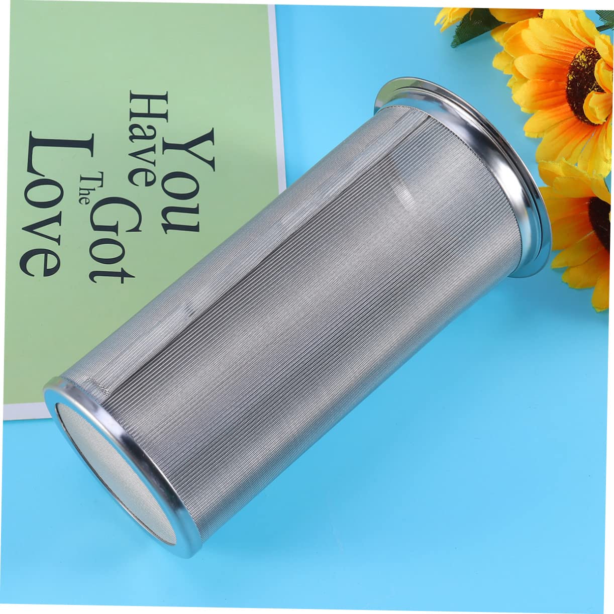 Amosfun 2 Piezas Colador de Café Inoxidable con Mango Filtro de Fina para Infusiones de y Café Diseño para Hogar y Cafeterías