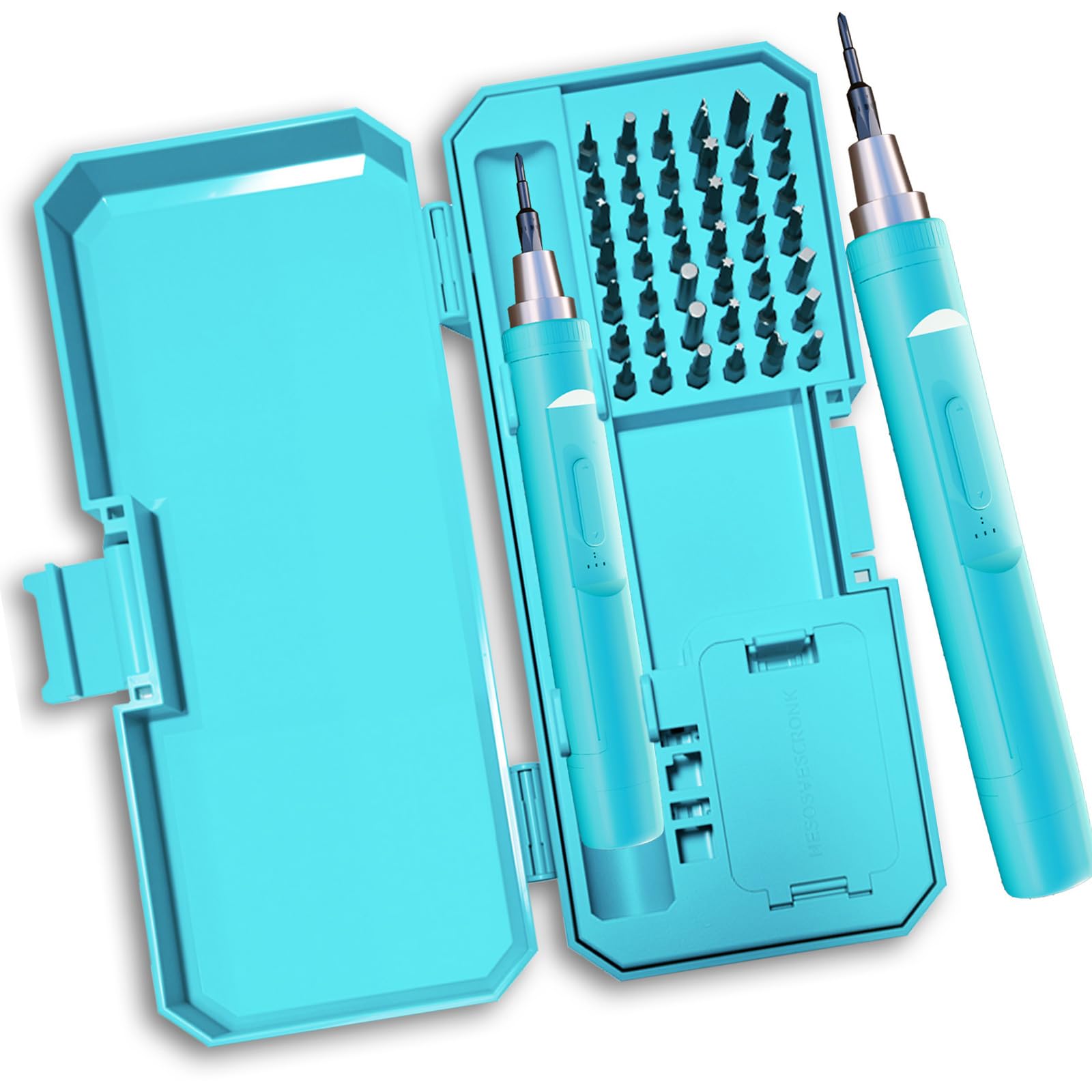 Efficient 42 in 1 Reversible Electric Screwdriver Set Tip Durability for Quick Task Completion Carrying Case Electric Screwdriver