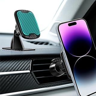 Suporte magnético de telefone para o seu carro – Suporte de carro 2 em 1 para montagem no painel e ventilação, suportes de celular para acessórios do seu carro