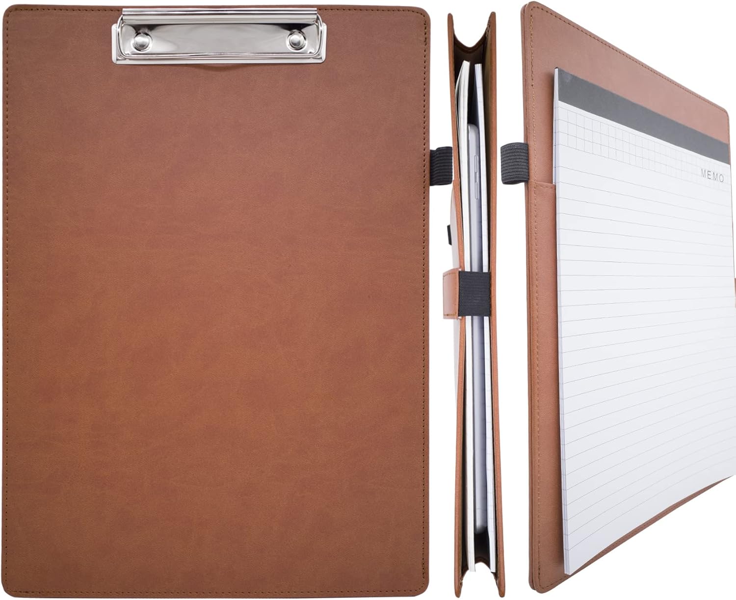 Clipboard with Storage Pocket Nursing ClipBoard with Notepad Leather