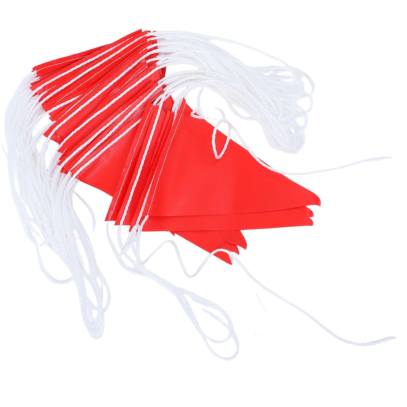 Guirlande de drapeaux d'avertissement haute fiabilité en PVC résistant