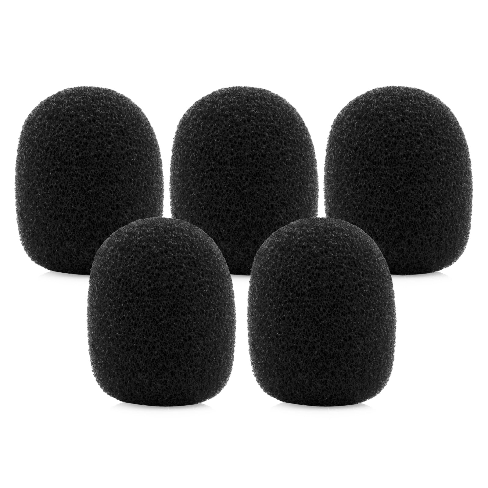 LEFXMOPHY Windscreen for DJI Lavalier Microphone/Rode/SYNCO/PowerDeWise Lav Mic Foam Cover 5-Pack