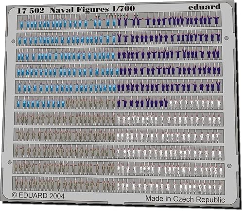 Eduard Accesorios 17502 Modelo de construcción Accesorios de construcción Figuras marinas Pintado Foto Grabado Set