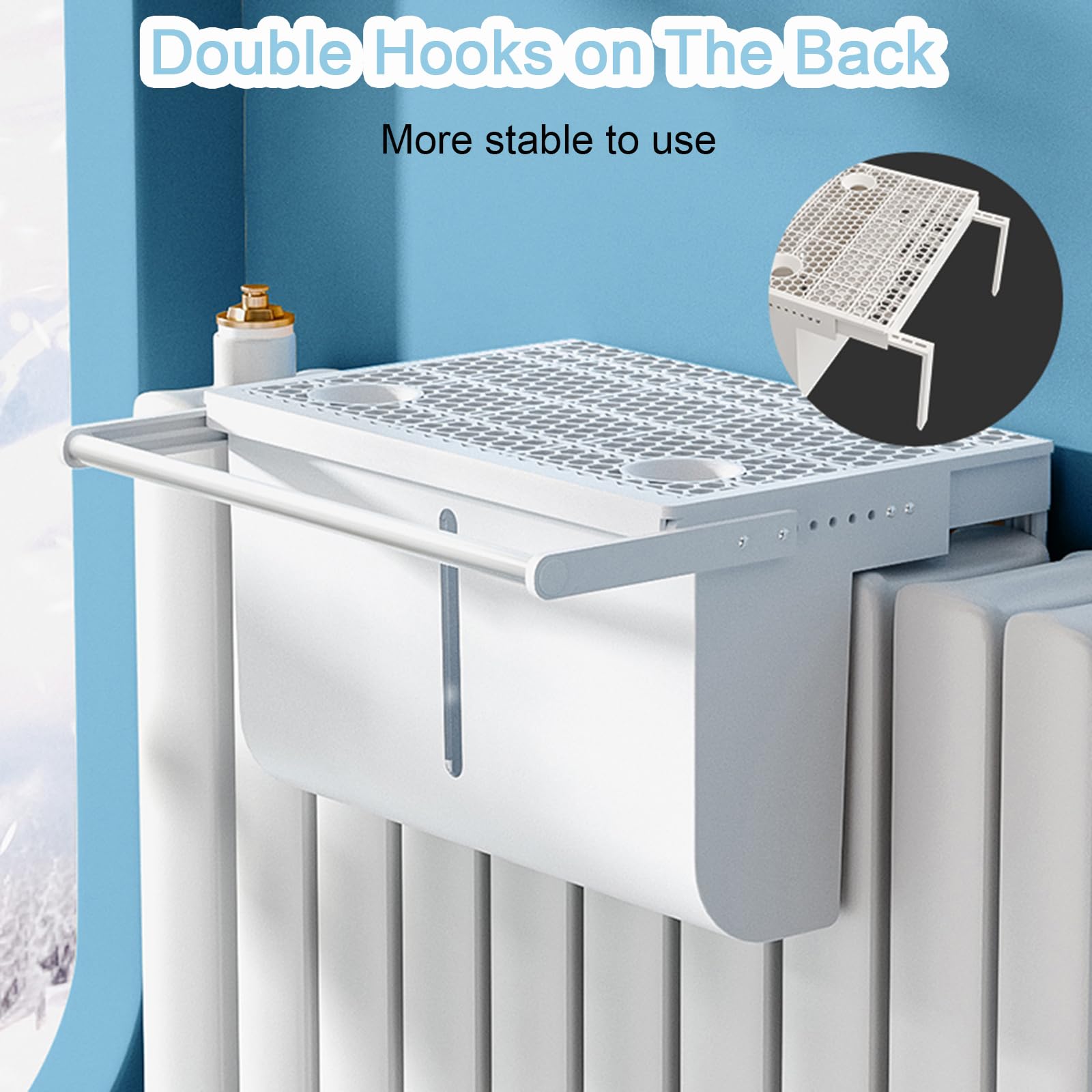 Umidificatori per Termosifoni - Umidificatore d'Aria Evaporativo per Radiatori - Piccoli Umidificatore Calorifero capacità di Accumulo dell'Acqua di 2,8 L