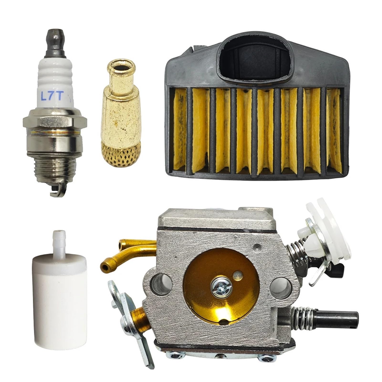 Carburateur tronçonneuse Husqvarna 372 pièce filtre bougie L7T
