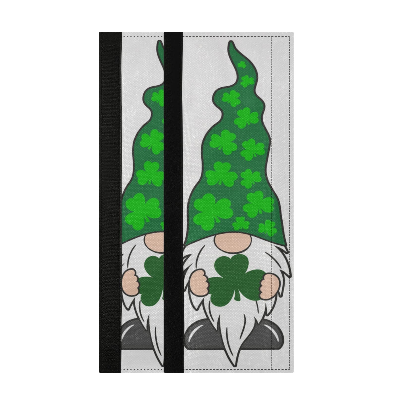St Patrick's Day Gnome Refrigerator Door Handle Cover 2pc Shamrock Clover Leprechaun Hat Kitchen Appliances Gloves Fridge Dishwasher Microwave Doors Protector Cloth Decoration