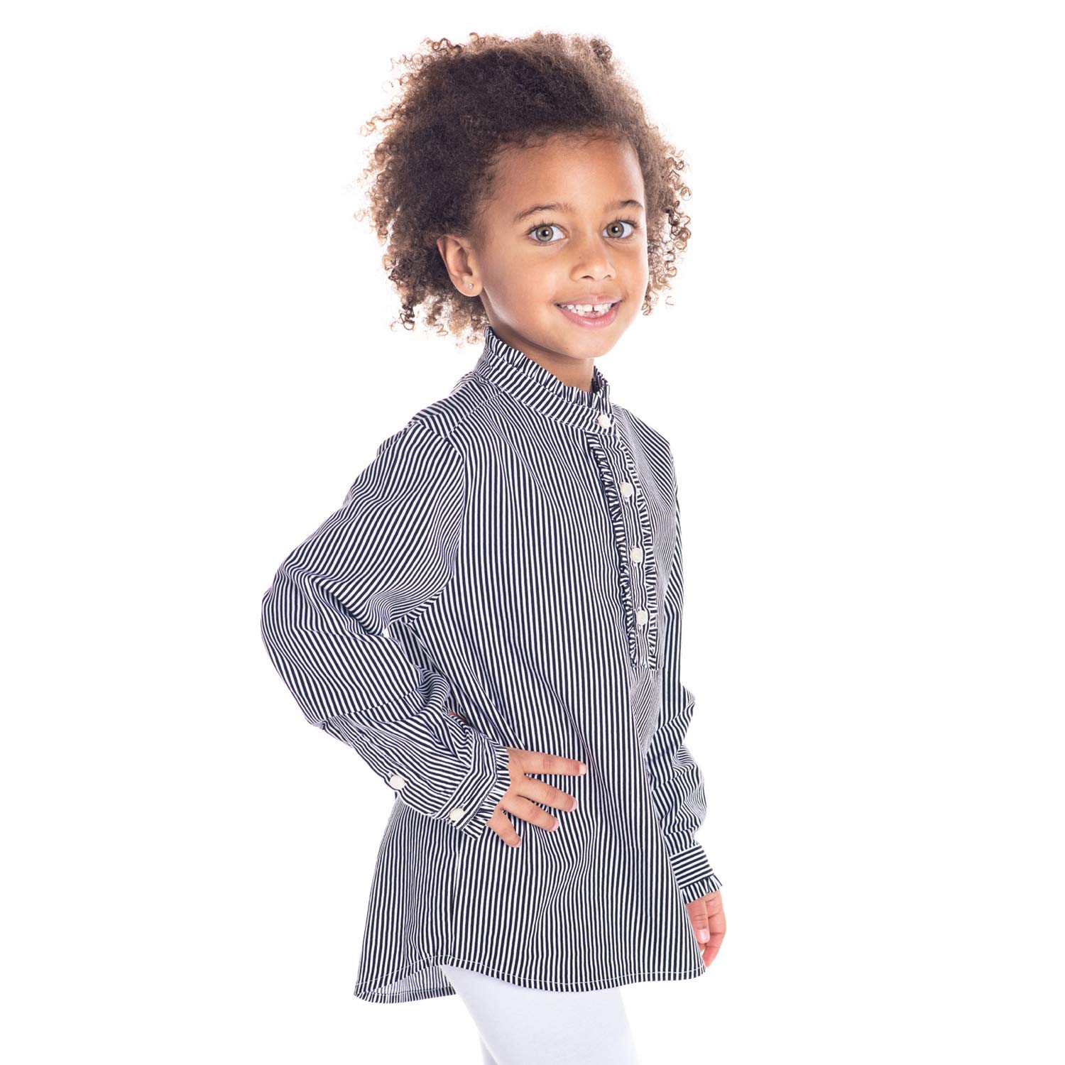 Cherry Crumble Girl's Breeze Top Black 1