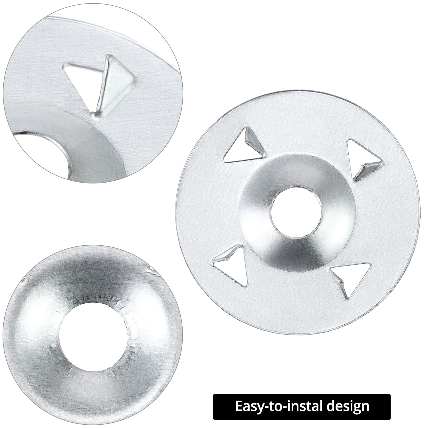 Foam Insulation Board 1-1/8 Insulation Washers, 100 Set 28mm Metal ...