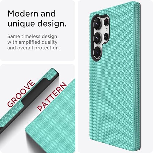 Miniatura 2 de Miimall Funda delgada mate para Galaxy S24 Ultra, doble capa de policarbonato resistente y TPU 10 pies a prueba de caídas militares antideslizante