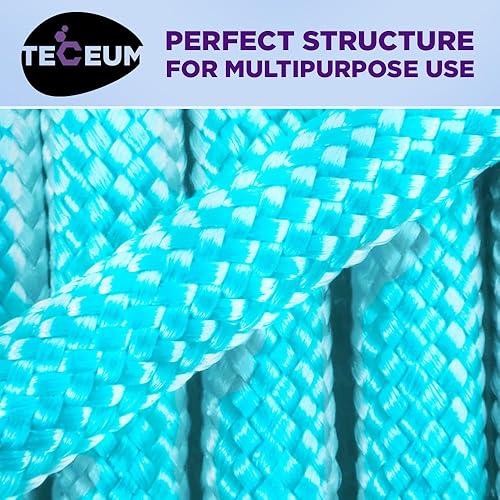 Vista 38 de TECEUM - Cuerda resistente 1000 de 1000 / 200 / 100 / 50 pies, más de 40 colores, cuerda para supervivencia y campamento, cuerda de nailon Patriot