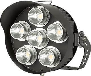OSTEK 600W LED Stadium Lights - 84,000LM IP66 Flood Lights, 5000K Daylight & 130LM/W Efficiency, DLC/UL Certified for High Mast Arenas (100-277VAC)