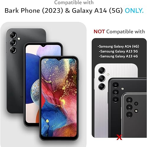 Vista 9 de TUDIA LINNGRIP - Funda protectora de TPU suave con agarre ultradelgado diseñada para Galaxy A14 5G (2023), a prueba de golpes, delgada y ligera