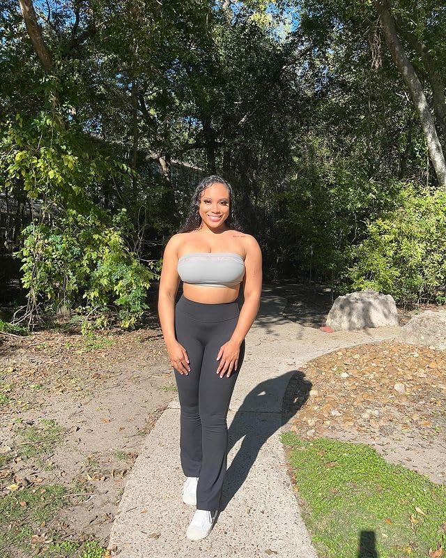 Aoxjox Mini Flare Leggings for Women Trinity Tummy Control High Waisted Wide Leg Yoga Pants 29"/31"/33" - Image 3