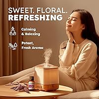 Vista 3 de Kukka - Aceite esencial de lavanda para difusor, piel y cabello, aceite de lavanda 100% puro para relajación, nutrición y aroma para hacer jabón