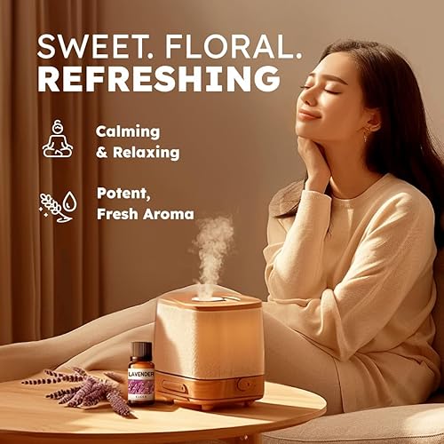 Miniatura 3 de Kukka - Aceite esencial de lavanda para difusor, piel y cabello, aceite de lavanda 100% puro para relajación, nutrición y aroma para hacer jabón