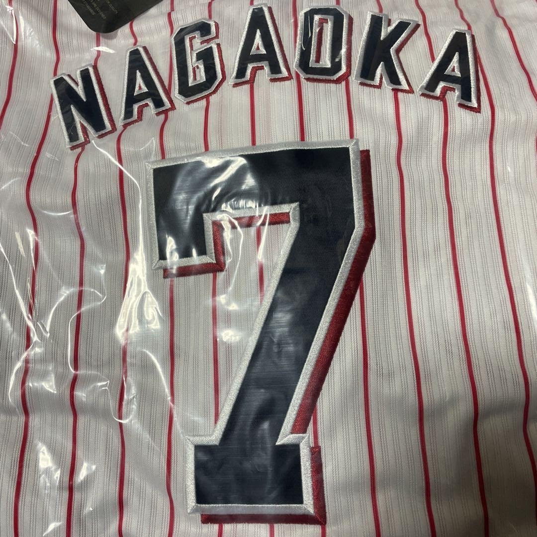 Amazon.co.jp: 長岡秀樹 ユニホーム Lサイズ ヤクルト スワローズ 