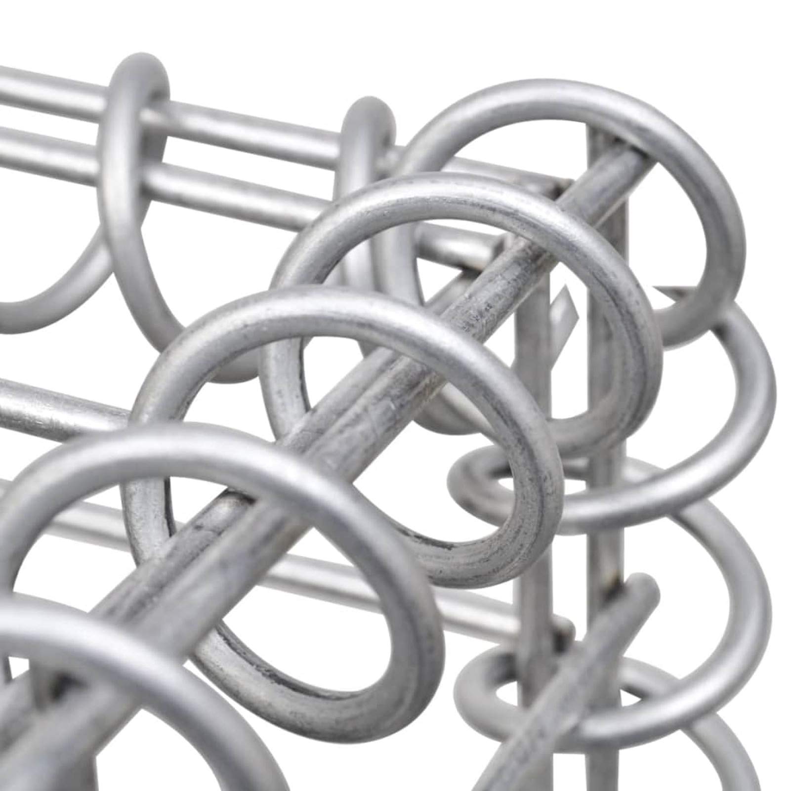 Arriate, Mesa De Cultivo, Huerto Domestico, Cultivo De Plantas Aromaticas, Arriate De Jardín, de gaviones de Acero galvanizado 450x30x30 cm