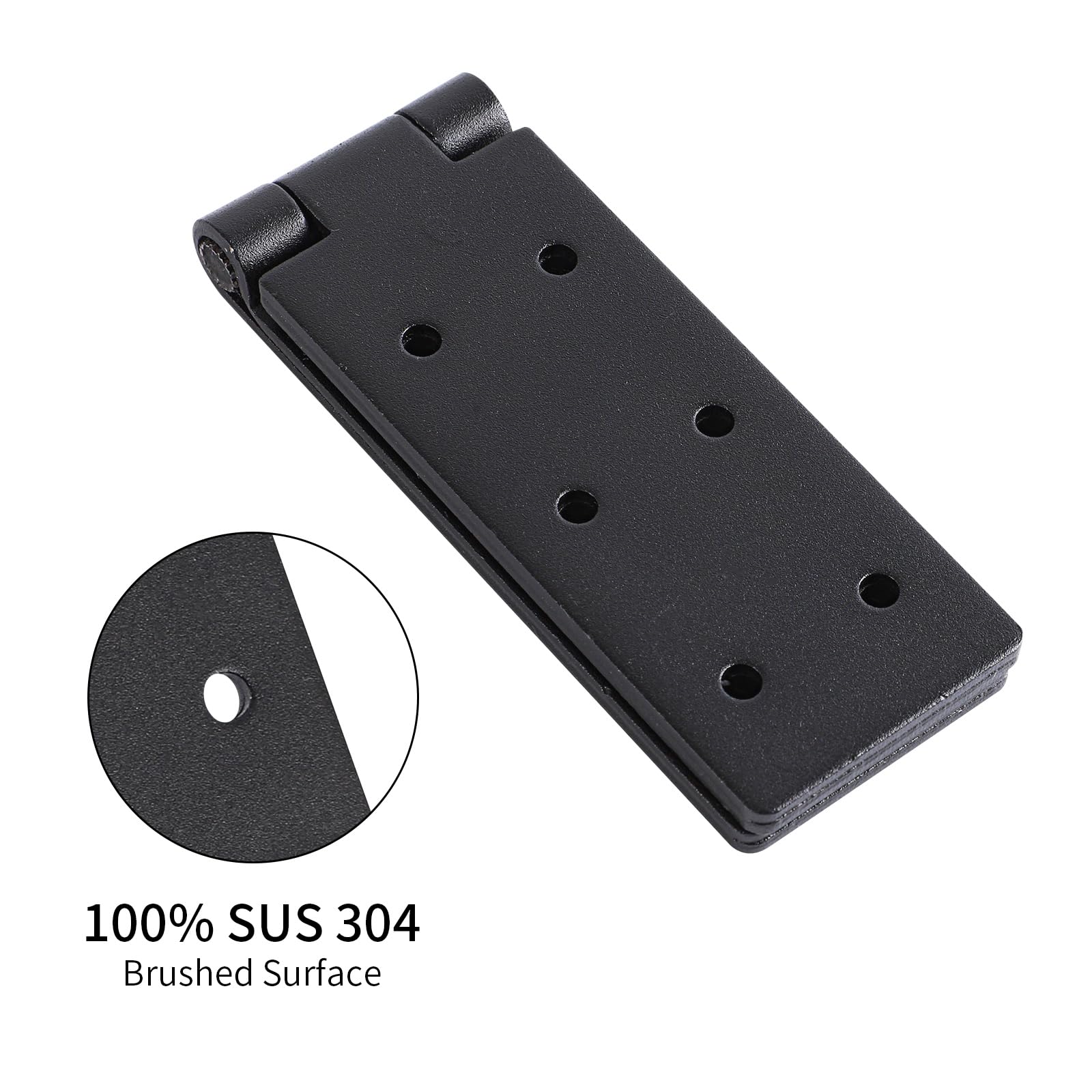Folding Hinge, 2 Pcs Heavy Duty Piano Hinge - Image 4