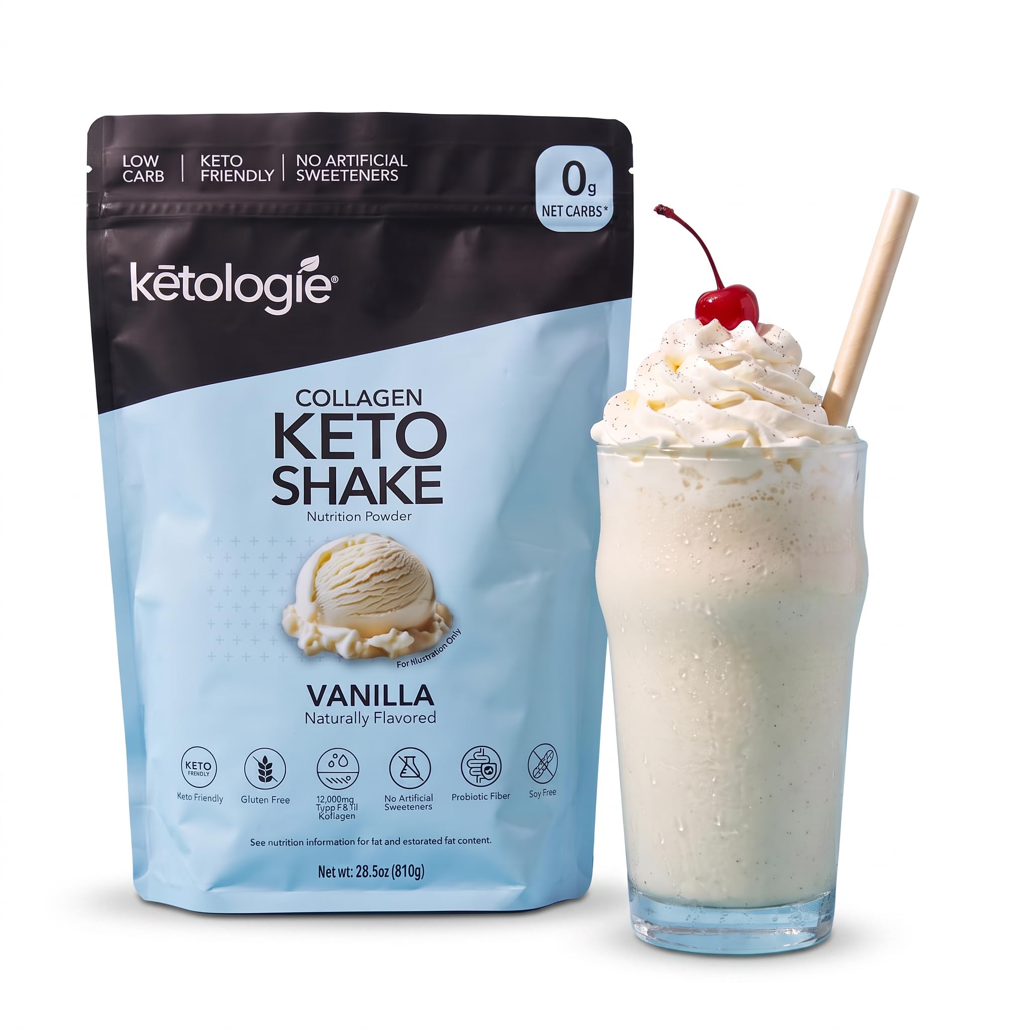 Ketologie Keto Collagen Shake Vanilla