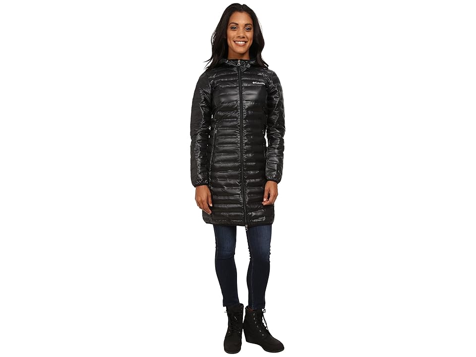 

Columbia Flash Forwardtm Long Down Jacket (Black) Women's Coat