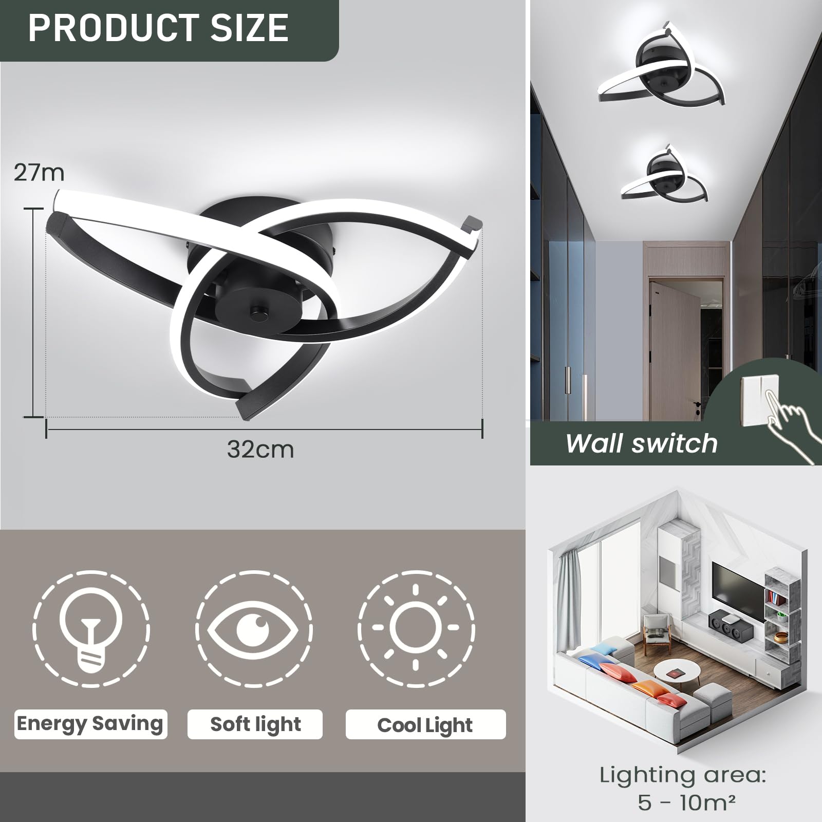 Modern Ceiling Lights LED - Image 2