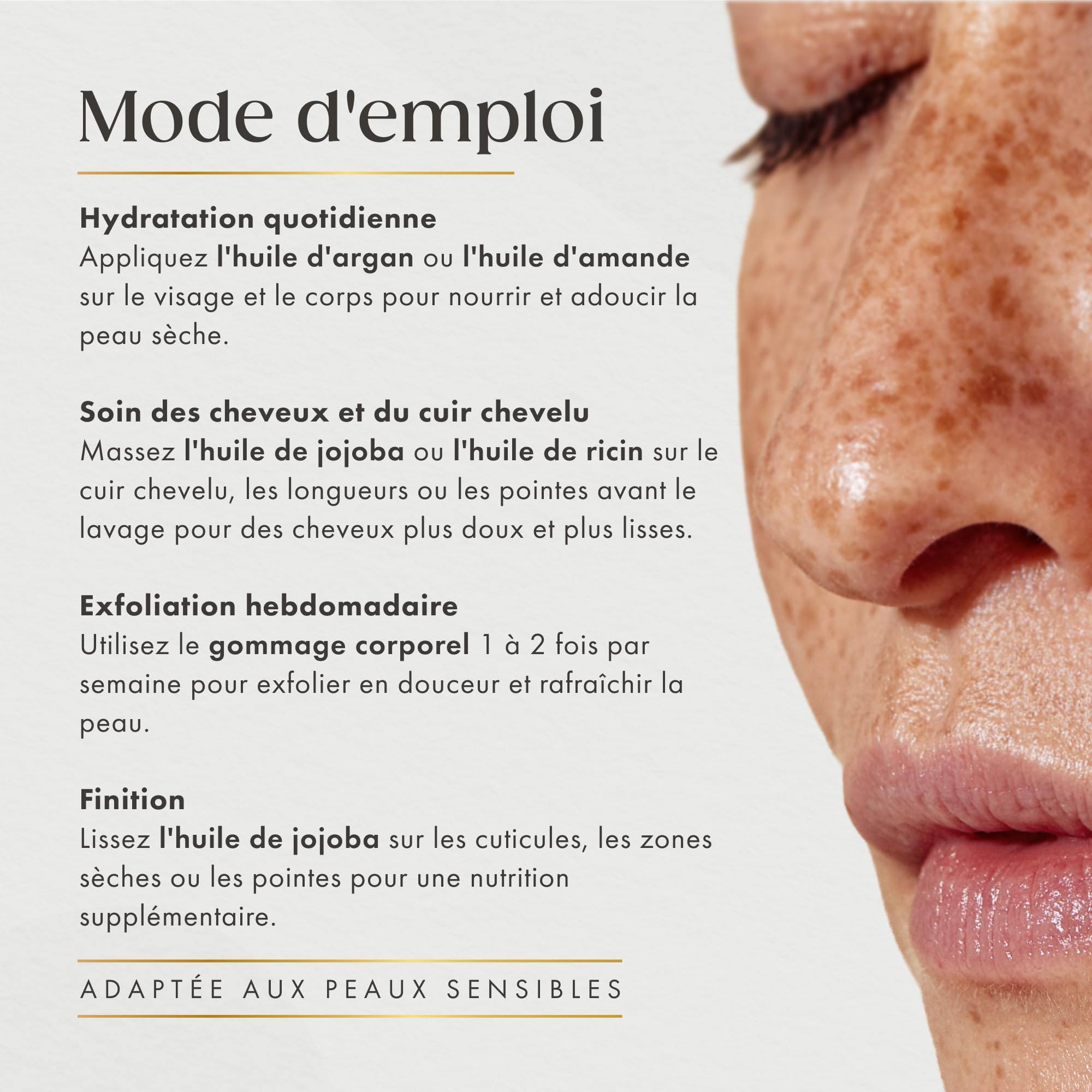 Satin Naturel Coffret Beauté 5x30ml – Huile d’Argan, Ricin, Amande & Jojoba & Gommage Corps – Coffret Cadeau Femme – Idée Cadeau Naturelle